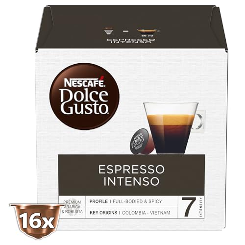 Nescafé Dolce Gusto Espresso Intenso Vorratsbox, Kaffee, Kaffeekapseln, 30 Kapseln