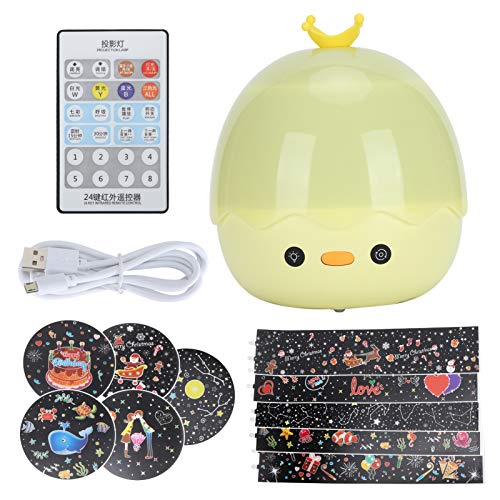Nachtlicht-Projektorlampe, Projektorlampe, drehbarer Fernbedienungsspieler, Mini-BT-Lautsprecher für die Raumdekoration für Baby