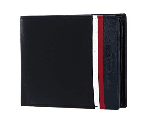 U.S. POLO ASSN. Dixon Horizontal Wallet with Flap Black