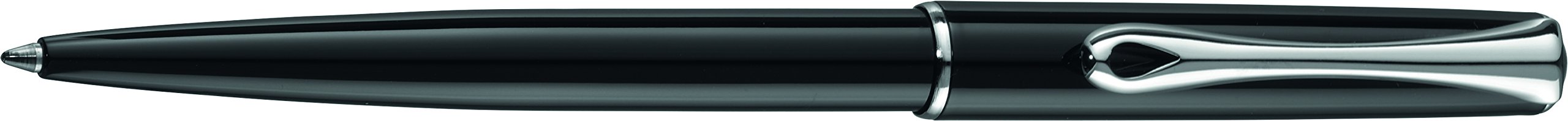 DIPLOMAT - Kugelschreiber Traveller Lack schwarz easyFlow - Schick und elegant - 5-Jahre-Garantie - Langlebig - Lack schwarz
