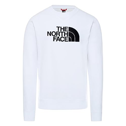 THE NORTH FACE Drew Peak Crew Sweatshirt White- Black XS