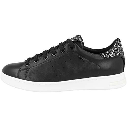 Geox Damen D Jaysen A Sneaker, Schwarz (blackc9999), 42 EU