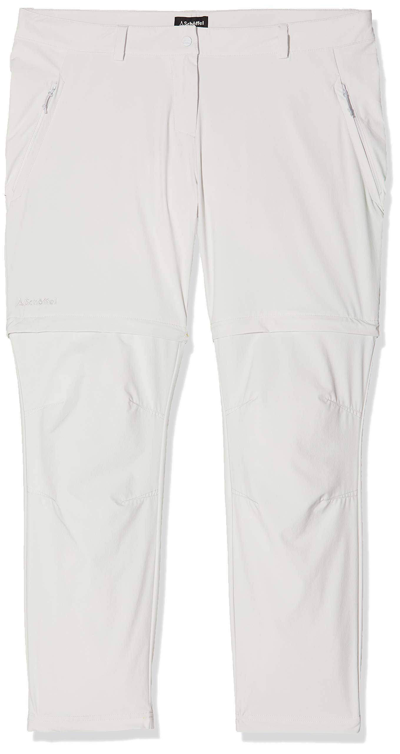 Schöffel Damen Pants Ascona Zip Off, leichte und komfortable Damen Hose mit optimaler Passform, flexible Outdoor Hose für Frauen, gray violet, 44