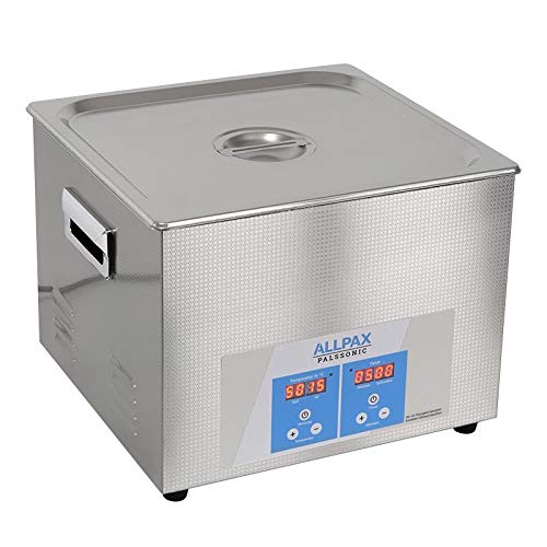 Allpax PALSSONIC Eco Ultraschallreiniger UD15, 15 Liter - mit Heizung - Reinigung von mittelgroßen Gegenständen wie Werkzeuge, medizinische Instrumente etc.