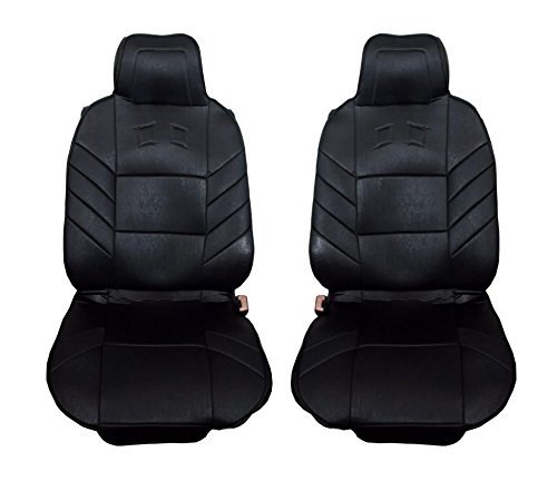 2x Sitzauflagen vordere Auto Sitzaufleger Schwarz Autositzauflage Autositz Schutz