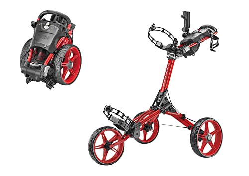 Caddytek Caddylite Compact, Rot Golf Push Pull Cart/Trolley, Einheitsgröße