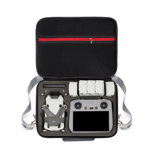 ZJRXM Tasche für DJI Mini 4 Pro Drone Zubehör, Tragbare Reise Case Tragetasche für DJI Mini 4 Pro, Kompatibel mit DJI RC 2/RC-N2