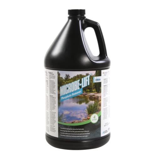 AquaForte Microbe-Lift Phosphat-Entferner 4 Liter. Entfernt Phosphat in neu angelegten, sowie in älteren Teichen, unschädlich für Fische und Pflanzen