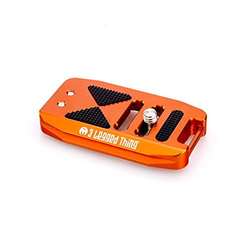 3 Legged Thing BASE70 Arca-kompatible Schnellwechselplatte 70mm - Kupfer (Orange)