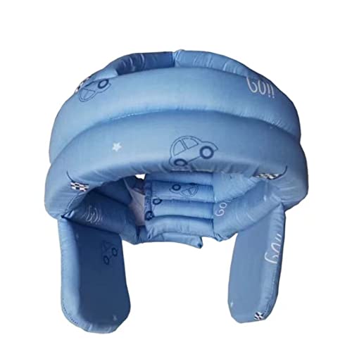 ASEOK Anti-Fall-Kopfschutzhelm, älterer Hut Gesundheitsschutz Atmungsaktive Anti-Shock-Kappe Anti-Fall-Kopf-Schwammsicherheit, Verstellbarer Kopfschutz-Hut mit Klettverschluss, Anti-Collision-Cap