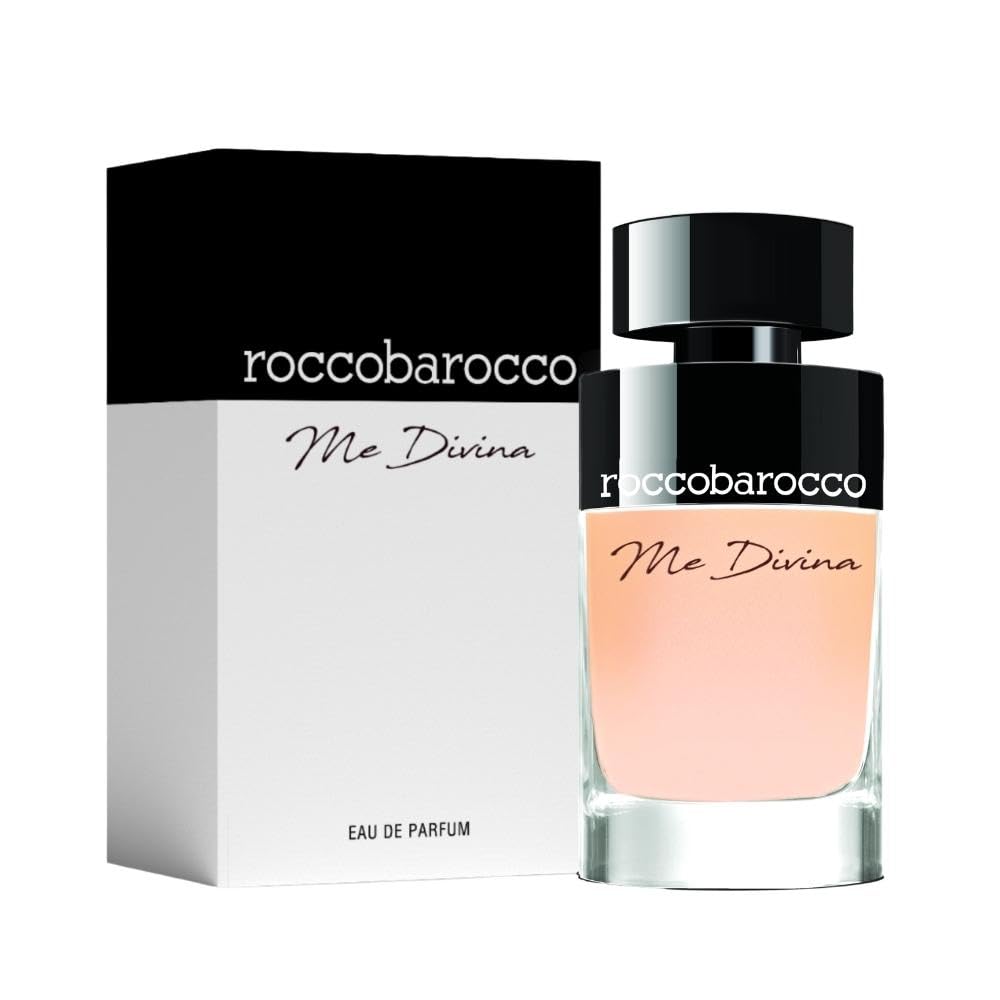 Roccobarocco Me Divina Eau de Parfum für Damen - Sinnlicher Charakter und geheimnisvoller Stil, fruchtig-bernsteinfarben, 100 ml
