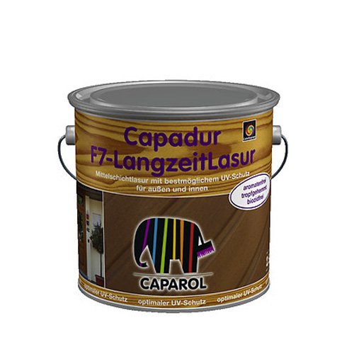 Caparol Capadur F7 Langzeitlasur Color - Holzlasur Walnuss 750ml