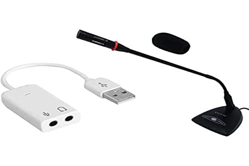 Empire Tischmikrofon 3,5 mm + integrierte Audio-/Mikro-USB