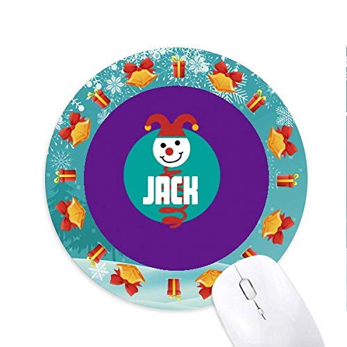 Happy Halloween Ghost Jack Mousepad Round Rubber Maus Pad Weihnachtsgeschenk