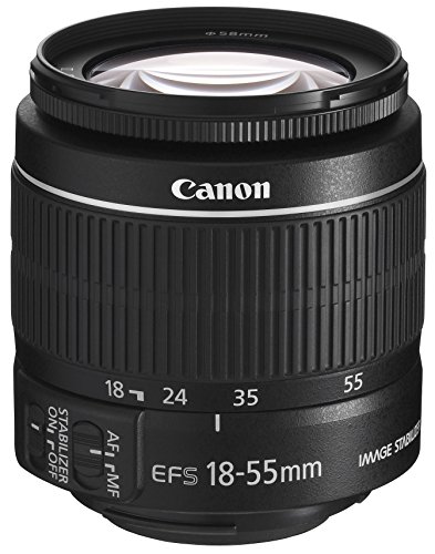 Canon EF-S 18-55mm F3.5-5.6 IS II Universalzoom-Objektiv (58mm Filtergewinde) schwarz