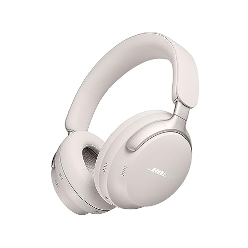 NEU Bose QuietComfort Ultra Kabellose Kopfhörer mit Noise-Cancelling für räumlichen Klang, Over-Ear-Kopfhörer mit Mikrofon, Bis zu 24 Stunden Akkulaufzeit, Kopfhörer mit Raumklang, Weiß