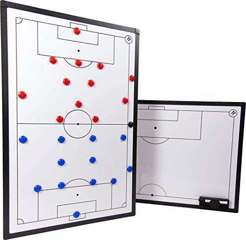 ELF Sports Premium Magnet - Fußball Taktiktafel inkl. Zubehör - beidseitiger Druck - 3 Größen wählbar, Größe:90 x 60 cm