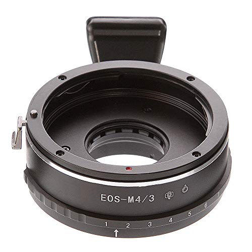 Built-in Aperture Lens Adapter Ring for Canon EOS EF Lens to M4/3 Micro 4/3 for Panasonic GH5 GF6 G7 Olympus E-M5 II E-PL1 EM10