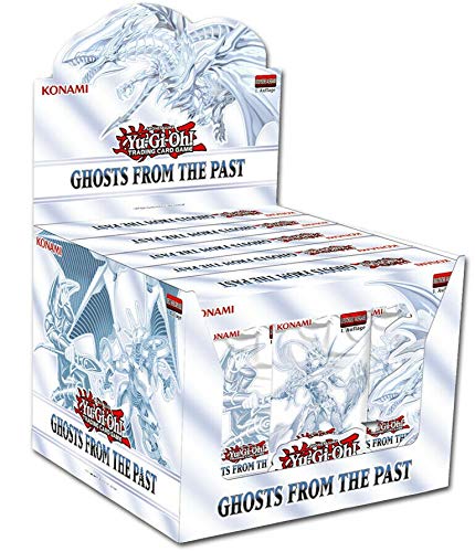 A YuGiOh! Ghosts from The Past Tuckbox Display | DEUTSCH | Yu-Gi-Oh! Karten NEU | + Arkero-G 100 Small Soft Sleeves japanische Kartenhüllen