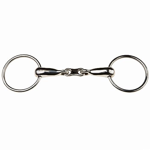 korsteel Hohl Mund Loose Ring French Link Snaffle, N/A 14 cm
