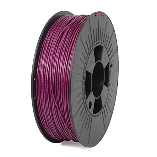 ICE FILAMENTS, PLA Filament, 3D Drucker Filament, 2.85mm, 0.75kg, Metallic Precious Purple (Metallisch Lila)