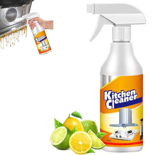 Cleanshine Kitchen Cleaning Spray, Clean Shine Kitchen Cleaning Spray, All-Purpose Kitchen Pots and Pan Cleaner, for Range Hood, Oven, Pots, Grill, Sink (1pcs)