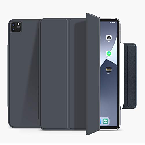LTLJX Ultradünne TPU-Schutzhülle für Apple iPad Pro 27,9 cm (11 Zoll), 2. Generation 2020, Schutzhülle mit automatischer Sleep/Wake-Abdeckung, mehrere Winkel, Tablet-Ständer, Dunkelgrau