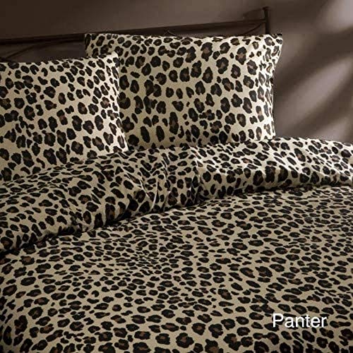 DayDream bedwear Panter Bettbezüge Beige, Baumwolle, 140 x 200/220 cm