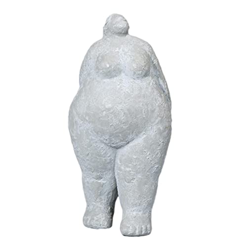 ZQYX Frau Skulptur Yoga Dekor - Fat Lady Figuren Home Ornament | Harz Statue Frau Yoga Figur Moderne Kunst für Decor Geburtstagsgeschenke