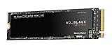 WD Black SN750 NVMe SSD interne Festplatte 250 GB (Gaming SSD, 3100 MB/s Lesegeschwindigkeit, schlankes Design, NVMe SSD-Performance, WD Black SSD Dashboard) schwarz