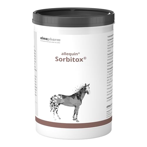 almapharm allequin Sorbitox | 1 kg | Ergänzungsfuttermittel für Pferde | Vitalstoffe zur Unterstützung der Verdauung, der Schadstoffbindung und Stoffwechselaktivierung