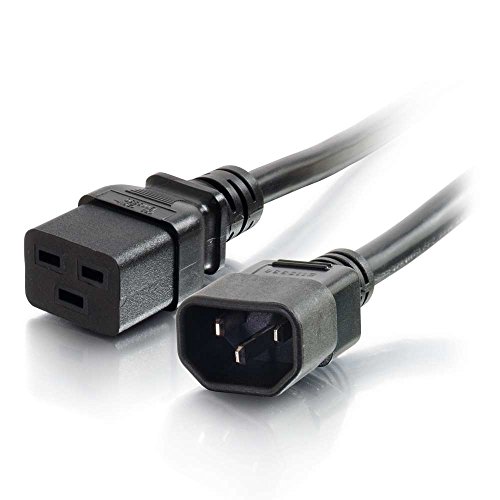 C2G 14AWG 250 Volt Strom Cord (IEC C14 to IEC320 C19) PDU, Data Center, Server or Netzwerk Room Strom Kabel (6 Foot)