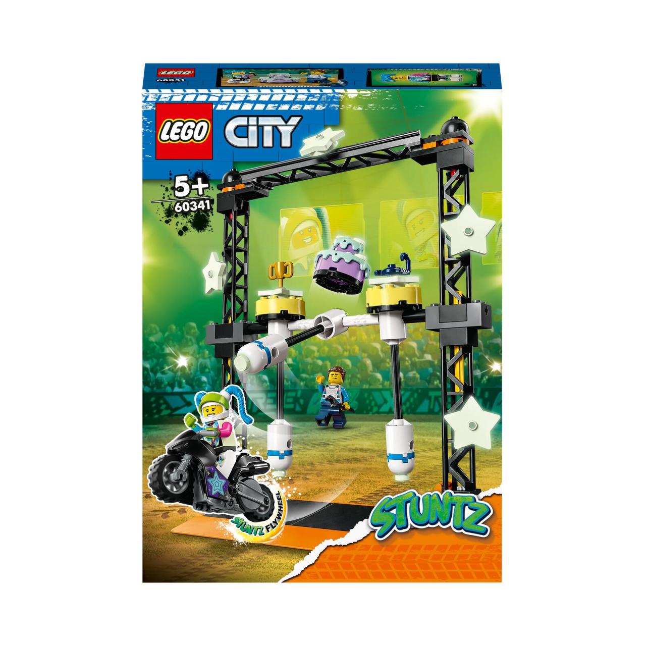 LEGO® City Umstoß-Stuntchallenge 60341