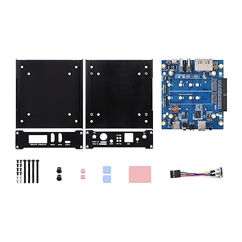 Multifunktionaler NAS-Mini-Computer für Modul 4 (nicht im Lieferumfang enthalten), Speicher 2 x SSD-Steckplätze