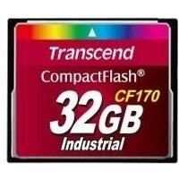 Transcend CF170 Industrial - Flash-Speicherkarte - 32GB - 170x - CompactFlash (TS32GCF170)