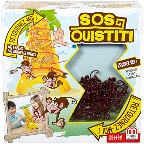 Mattel – 52562 – Gesellschaftsspiel – SOS Ouistiti (französische Version)