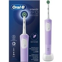 Oral-B Vitality Pro Elektrische Zahnbürste/Electric Toothbrush, 3 Putzmodi für Zahnpflege, Designed by Braun, lila