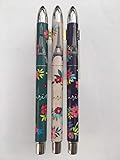 Kugelschreiber Paris Eiffelturm in Blumen, 3 Farben