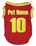 Petitebelle Welpenbekleidung, Hunde, National 10 Baumwolletrikot, personalisierbar