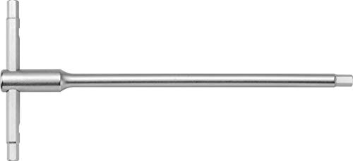 PB Swiss Tools T-Griff Innensechskant mit Gleit-Quergriff PB 1204 | 100% Swiss Made | Sechskant Schraubendreher für Profi, Heimwerker, Handwerker (6 mm)