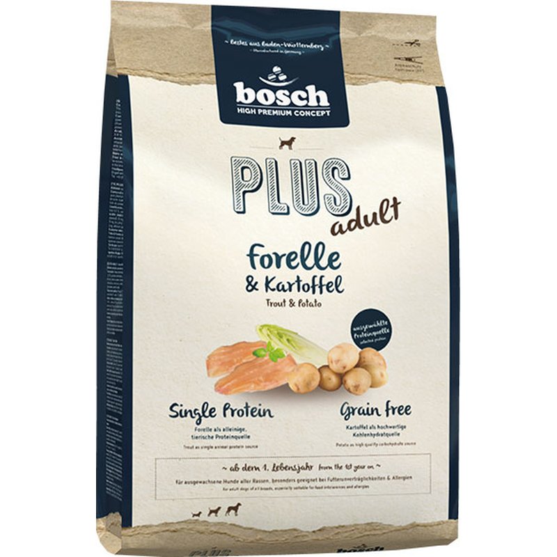 Bosch PLUS Forelle & Kartoffel 12,5 kg (5,68 &euro; pro 1 kg)
