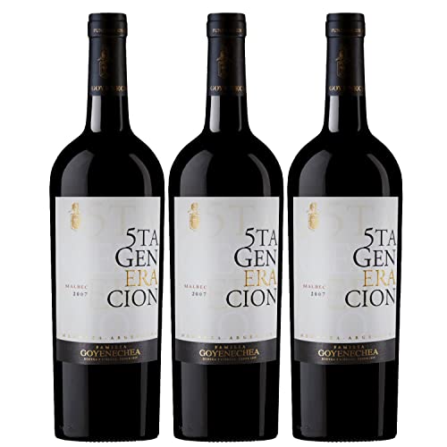 Goyenechea Quinta Generacion Malbec Rotwein Wein trocken Argentinien I FeinWert Paket (3 x 0,75l)