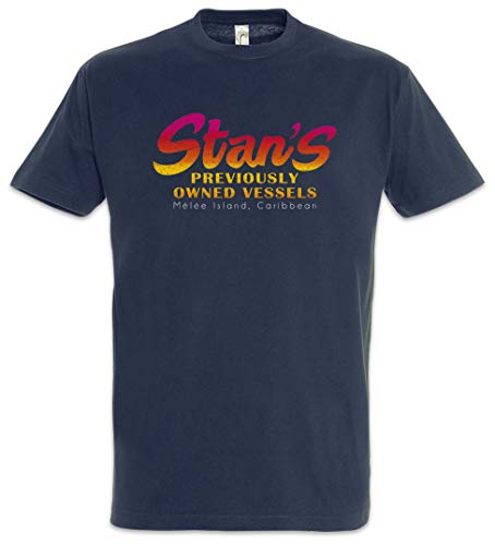 Urban Backwoods Stan's Herren T-Shirt Blau Größe 4XL