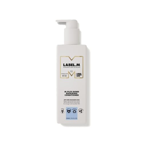 M-Plex Bond Repairing Conditioner: Advanced Formula with Keratin for Strengthening, Restoring Damaged Hair & Enhancing Shine - Color-Safe, Sulfate & Paraben-Free - Ideal for Chemically Treated, Heat-Stressed Hair 300 mL