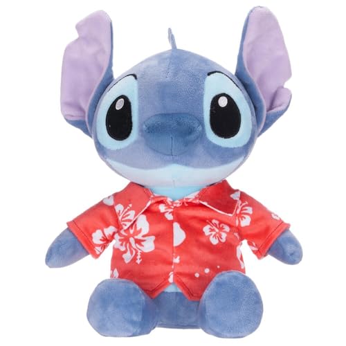 Plüschfigur Disney Lilo & Stitch Plüsch – Stitch Hawaii mit rotem Hawaiihemd – Höhe 28 cm