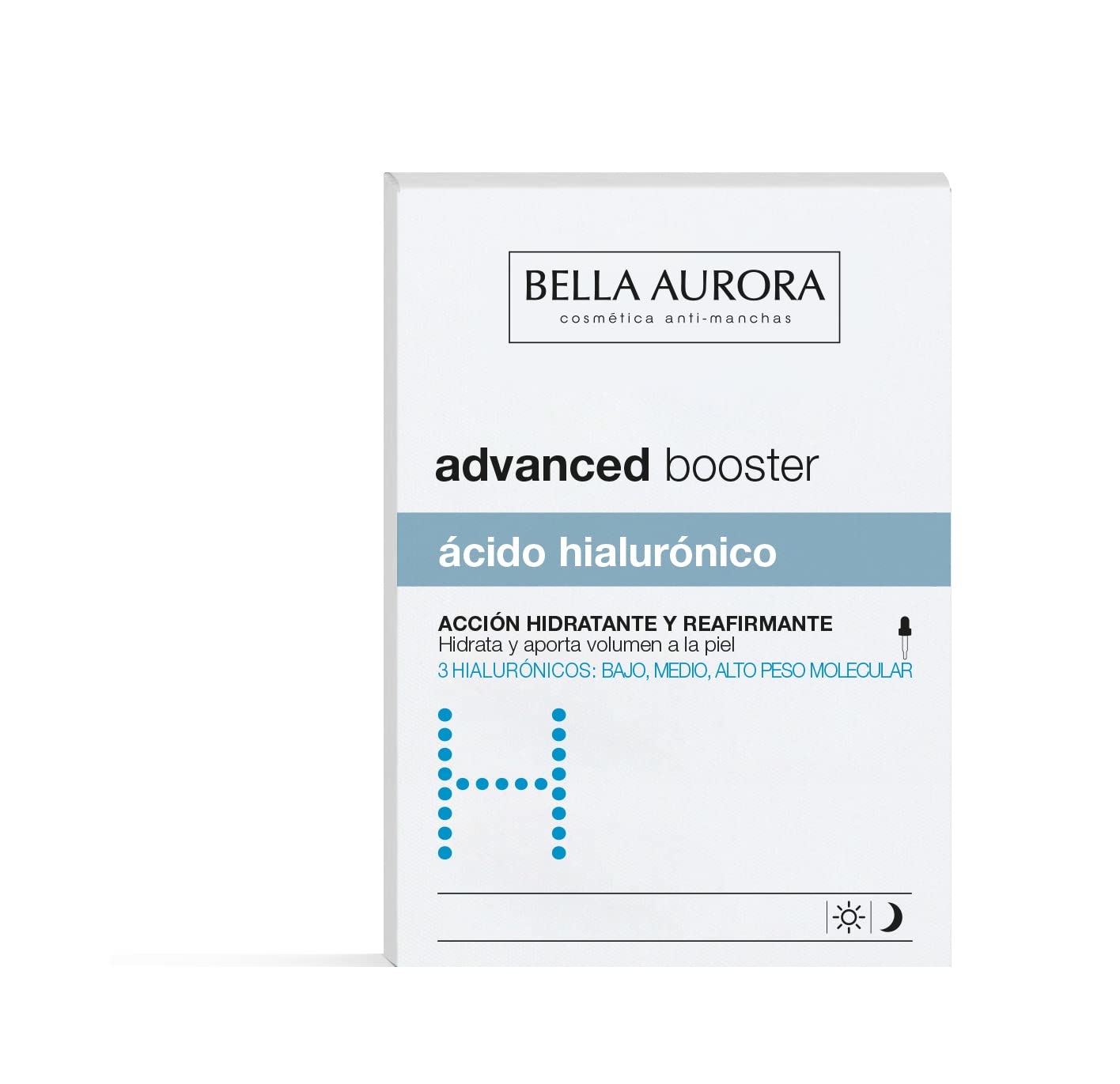 BELLA AURORA - Advanced Booster H 30 ml, Hyaluronsäure, feuchtigkeitsspendendes und faltenfreies Serum, Anti-Aging und glättet die Haut, sofortiger Komfort, mildert Falten und Expressionslinien