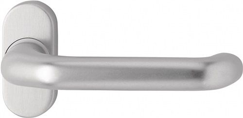 Dieckmann Profiltürdrückerlochteil (Edelstahl EST / oval 8 mm) - 1300/2033/00