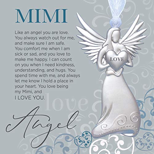 Beautiful Angel Ornament with Poem - Gift for Grandma (Mimi)