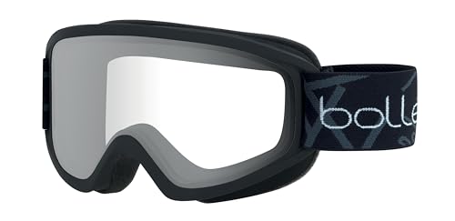 bollé - FREEZE Black Matte - Clear Kat 0, Skibrille, Medium, Unisex Erwachsene