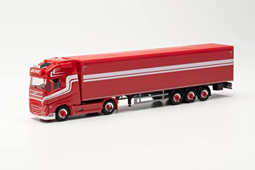 herpa 314275 Volvo FH Gl. XL 2020 Schubboden-Sattelzug „Stam Transport“ Zugmaschine Miniaturmodelle Kleinmodell Sammlerstück Detailgetreu, mehfarbig